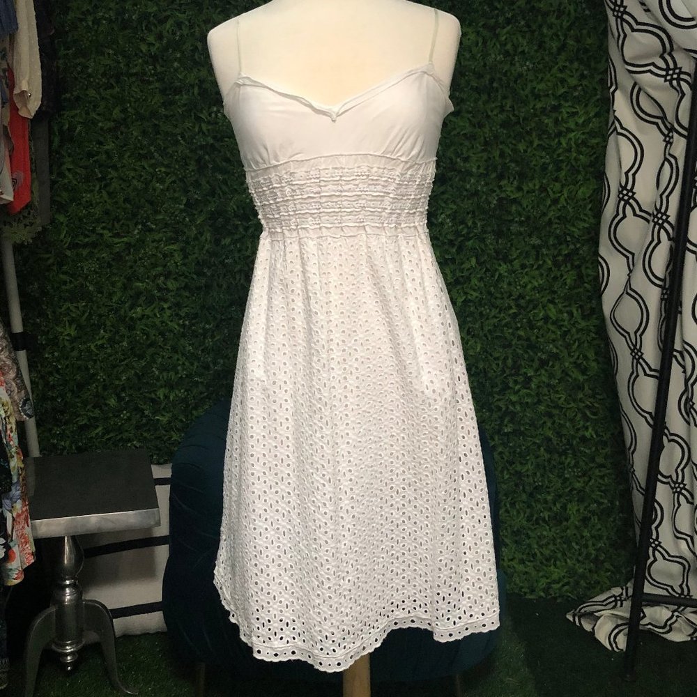 Max Studio white eyelet lace sundress - sz S